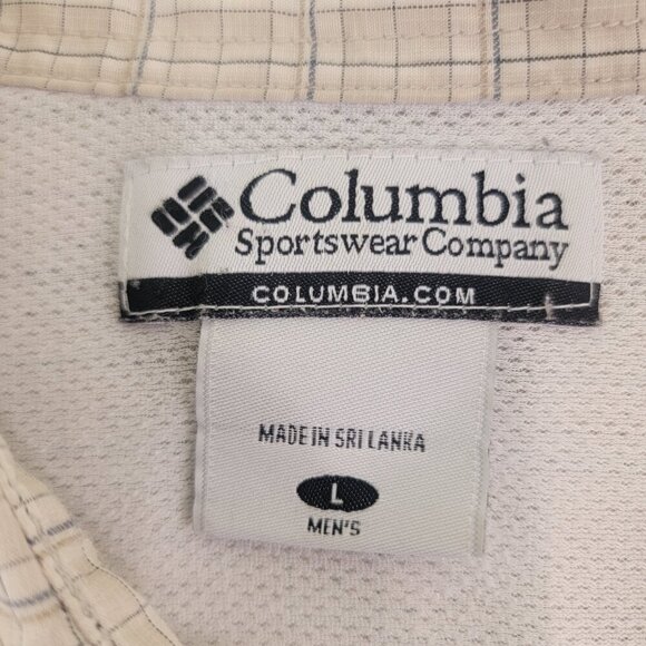 Columbia Omni-Shade Outdoor Fishing Short Sleeve Button Down Shirt – Size Large - Picture 12 of 15